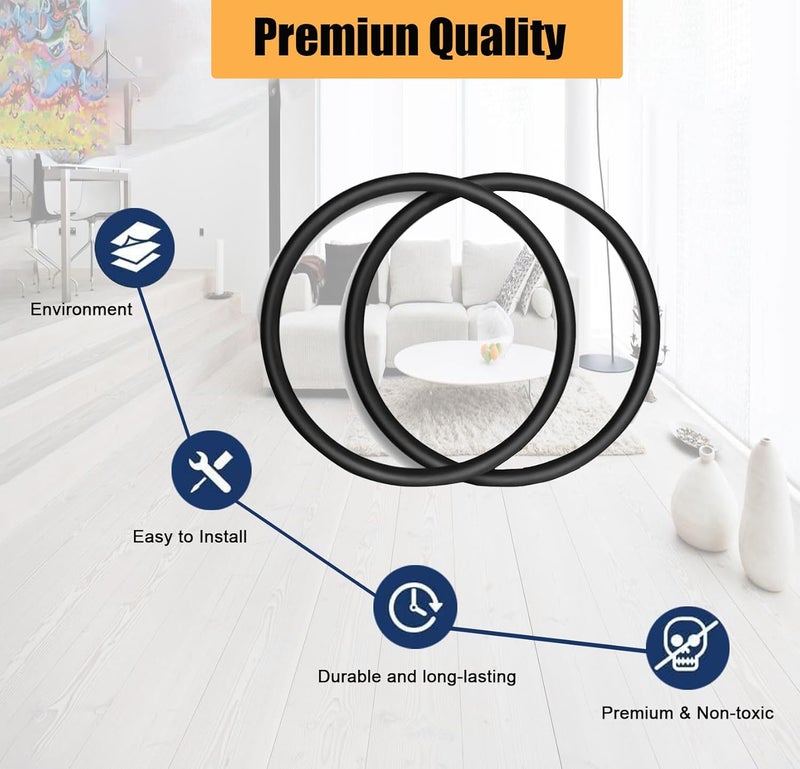 Vanclearidea Round Vacuum Belts Replacement Parts for Eureka Sanitaire SC679, SC684, SC688, SC886, SC887, SC888, SC899 C2094 Round Belt for Eureka 52100 / 52100C, Replace Parts 30563B (Pack of 2) - Image 3